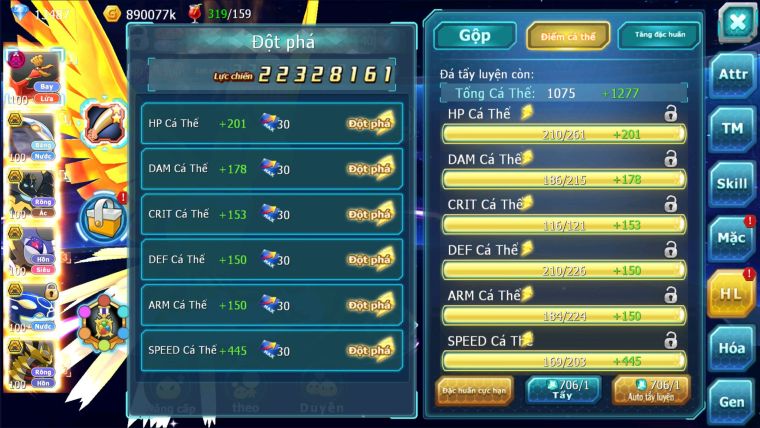 MÃ : #TTS2199 - SV706 - TOP25 - V5 - 800 SÁCH - HOOH DYNAMAX  CẶP CÁ BC  TEAM HỒN BC CÓ BOSS ĐỘC
