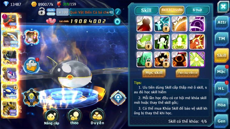 MÃ : #TTS2199 - SV706 - TOP25 - V5 - 800 SÁCH - HOOH DYNAMAX  CẶP CÁ BC  TEAM HỒN BC CÓ BOSS ĐỘC