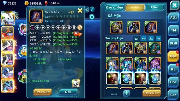 MÃ : #TTS2202 - SV1608 - 36K KC - 5K MT - UNVOA CẶP LATI BÁ CHỦ  HOOH LUGIA QUÁ NGON