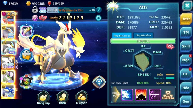 MÃ : #TTS2205 - SV 1393 - V10 - 17K KC- HOOH DYNAMAX THẦN GIÓ BC  QVLD BC CẶP CÁ BC UNVOA CẶP LATI BC 3 TEAM NGON