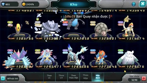 MÃ : #TTS2209 - SV1528 - TEAM NHAM BÁ CHỦ  LUGIA LATI