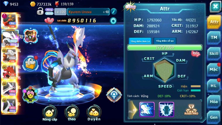 MÃ : #TTS2206 - SV1189 - TOP40 - V5 HOOH DYNAMAX QVLD BC HENTRAN BC  UNVOA CẶP LATI BC QUÁ NGON