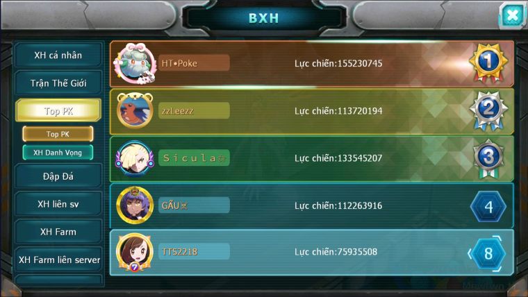 MÃ : #TTS2218 - SV 996 - TOP8PK - V12 1K6 SÁCH - HOOH CH DYNAMAX CHỈ SỐ KHỦNG YVETAL CỘNG HƯỞNG WB BC THẦN GIÓ BC