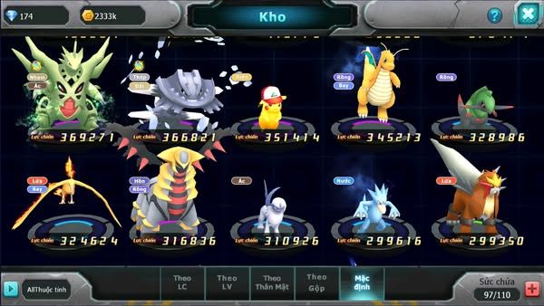 MÃ : #TTS2231 - SV1694 - TOP11 - V9 ZEVIL  HOOH RAIKOU GROUDON ZORROA