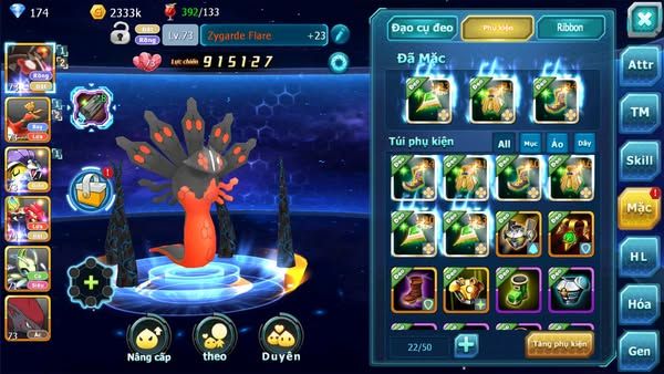 MÃ : #TTS2231 - SV1694 - TOP11 - V9 ZEVIL  HOOH RAIKOU GROUDON ZORROA