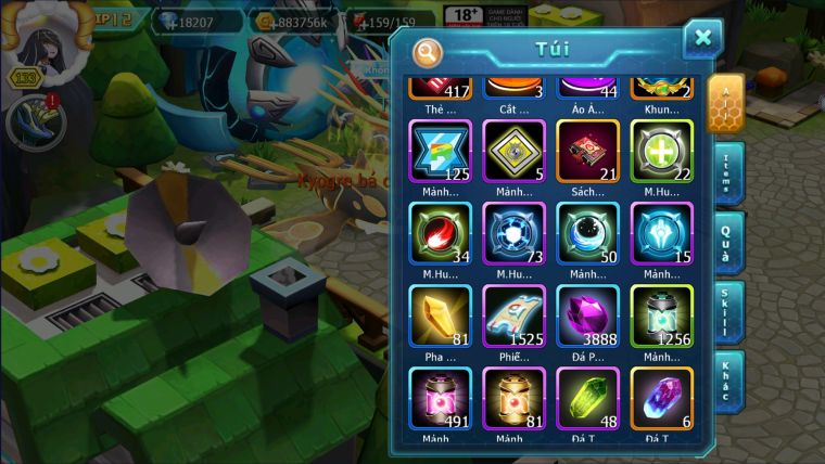MÃ : #TTS2230 - SV 1570 - TOP31 - V12 - HOOH DYNAMAX  PALKIA BC YVETAL BC THẦN GIÓ BC  KYOGRE BC CẶP LATI BC  QUÁ NGON