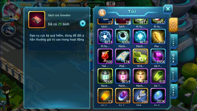 MÃ : #TTS2242 - SV50 - TOP2 V16 - DIANCIE CỘNG HƯỞNG DYANAMX HOOH CỘNG HƯỞNG DYNAMAX  RAY BÁ CHỦ  TAPU FINI BÁ CHỦ MEGANEC HOOPA BC QUÁ NGON