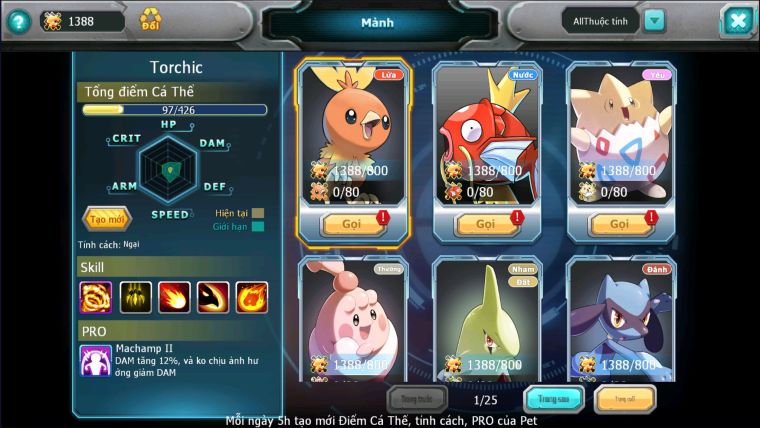 MÃ : #TTS2242 - SV50 - TOP2 V16 - DIANCIE CỘNG HƯỞNG DYANAMX HOOH CỘNG HƯỞNG DYNAMAX  RAY BÁ CHỦ  TAPU FINI BÁ CHỦ MEGANEC HOOPA BC QUÁ NGON