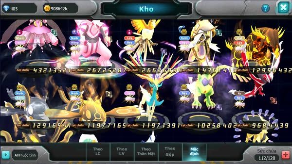 MÃ : #TTS2241 - SV 901- TOP 4-5 ALL - 2K4 MẢNH DIANCIER CỘNG HƯỞNG DYNAMAX LC KHỦNG PALKIA CỘNG HƯỞNG  HOOH DYNAMAX  3 TEAM CỰC CHẤT LC KHỦNG