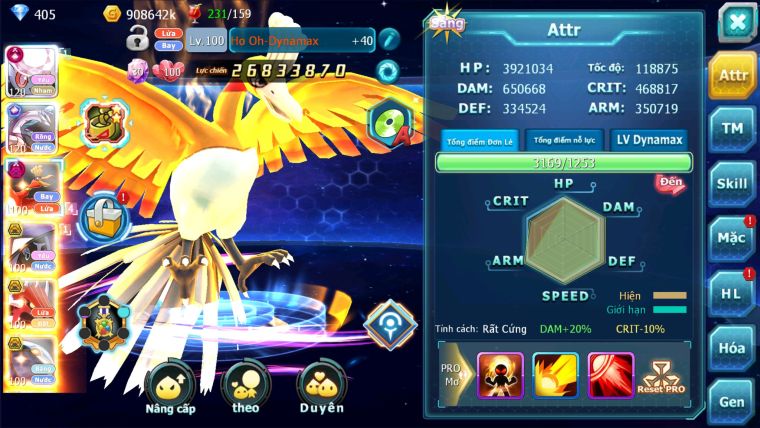 MÃ : #TTS2241 - SV 901- TOP 4-5 ALL - 2K4 MẢNH DIANCIER CỘNG HƯỞNG DYNAMAX LC KHỦNG PALKIA CỘNG HƯỞNG  HOOH DYNAMAX  3 TEAM CỰC CHẤT LC KHỦNG