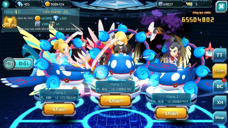 MÃ : #TTS2241 - SV 901- TOP 4-5 ALL - 2K4 MẢNH DIANCIER CỘNG HƯỞNG DYNAMAX LC KHỦNG PALKIA CỘNG HƯỞNG  HOOH DYNAMAX  3 TEAM CỰC CHẤT LC KHỦNG