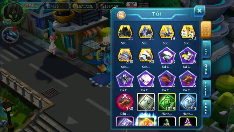 MÃ : #TTS2244 - SV 1305 - V15 - TOP36 - VUA KHIÊN BÁ CHỦ CẶP ZEVIL BÁ CHỦ WB DYNAMAX PET XỊN SÒ