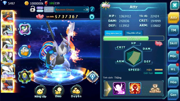 MÃ : #TTS2253 - SV 1461 - V12 - TEAM BAY BÁ CHỦ BĂNG BÁ CHỦ  LUGIA CẶP LATI BC QUÁ NÉT