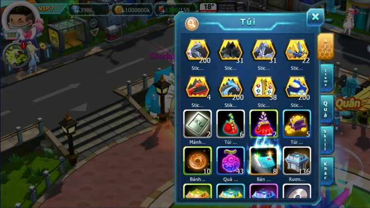 MÃ : #TTS2251 - SV 1353 V7 - QUÁI VẬT BIỂN CẢ BÁ CHỦ - UNVOA  KYOGRE CẶP LATI BÁ CHỦ HOOH