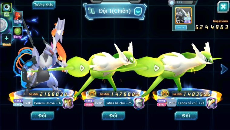 MÃ : #TTS2250 - SV1662 - V7 UNVOA CẶP LATI BÁ CHỦ PALKIA  RAIKOU QUÁ NGON
