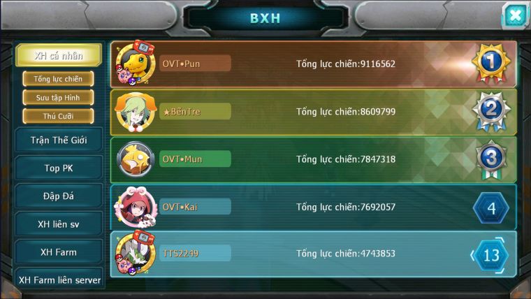 MÃ : #TTS2249 - SV1684 - TOP13 - V12 - 10K KC-300 SÁCH - HOOH BÁ CHỦ THẦN GIÓ  BTAA BC NHIỀU PET HUYỀN THOẠI