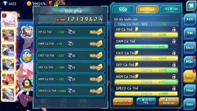 MÃ : #TTS2258 - SV1407 - V9- DIANCIE DYNAMAX TEAM YÊU BÁ CHỦ  HOOH BC QVLD BC  MEW GIÁP BC  QUÁ NGON LÀNH