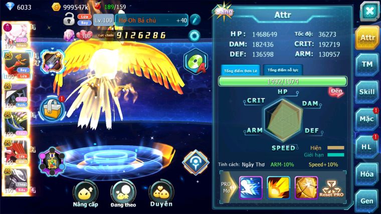 MÃ : #TTS2258 - SV1407 - V9- DIANCIE DYNAMAX TEAM YÊU BÁ CHỦ  HOOH BC QVLD BC  MEW GIÁP BC  QUÁ NGON LÀNH