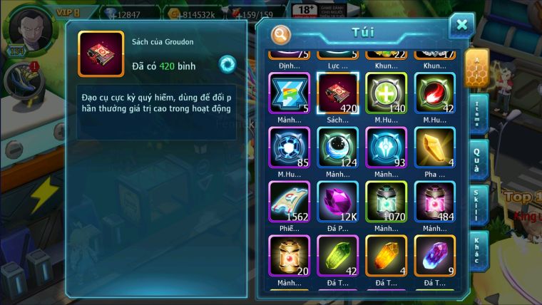 MÃ : #TTS2255 - SV1539 - V8 - MEW GIÁP BÁ CHỦ UNVOA CẶP LATI BC  TAPU LELE  QUÁ NGON