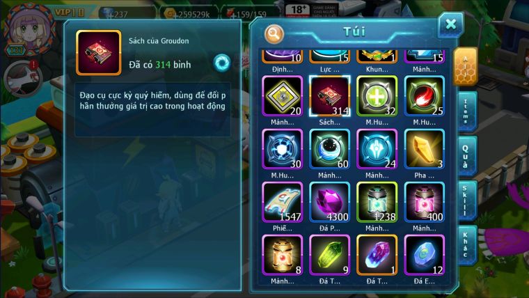 MÃ : #TTS2260 - SV1554 - V10 - 300 SÁCH - DIANCIE BÁ CHỦ  PALKIA BÁ CHỦ RẮN BĂNG BC UNVOA QUÁ NGON