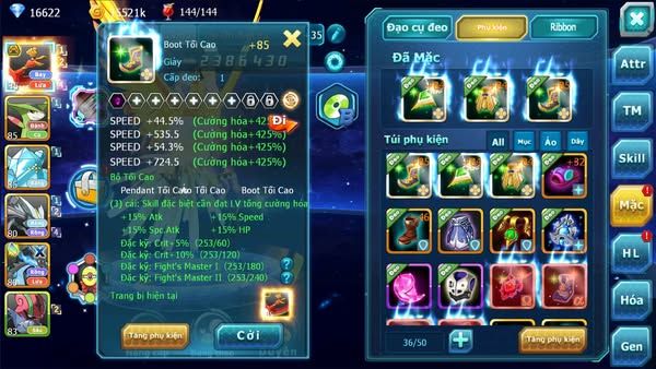 MÃ : #TTS2265 - SV1674 -TOP17 - V6 - HOOH BÁ CHỦ BUILD SIÊU NGON