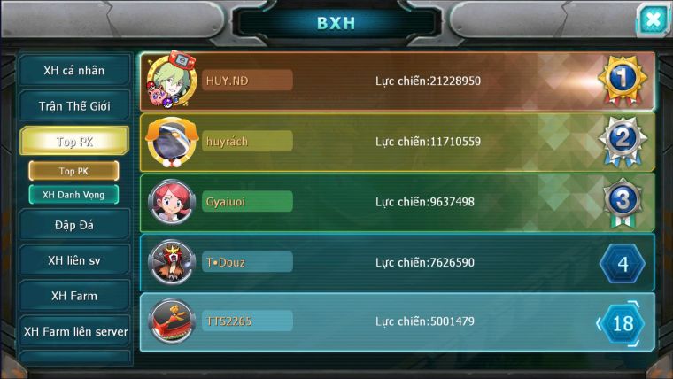 MÃ : #TTS2265 - SV1674 -TOP17 - V6 - HOOH BÁ CHỦ BUILD SIÊU NGON