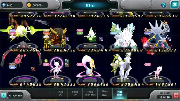 MÃ : #TTS2264 - SV1536 - V10 - 277 SÁCH - MEW GIÁP BC  UNVOA WB BC  HOOH LUGIA BC  CẶP LAIT BC