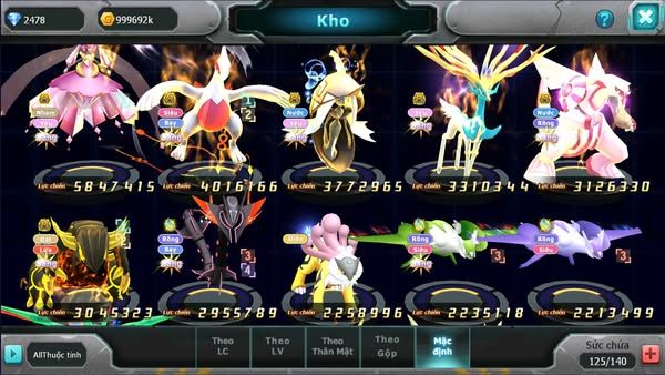 MÃ : #tTS2273 - SV1473 - V11- TEAM YÊU BÁ CHỦ  LUGIA BÁ CHỦ PALKIA BÁ CHỦ QVLD BC QUÁ NGON