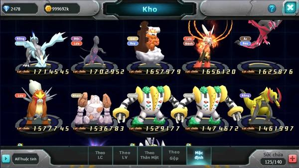 MÃ : #tTS2273 - SV1473 - V11- TEAM YÊU BÁ CHỦ  LUGIA BÁ CHỦ PALKIA BÁ CHỦ QVLD BC QUÁ NGON