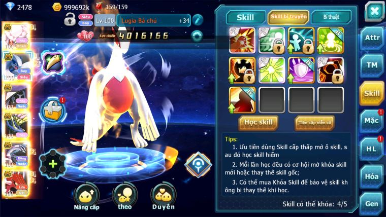 MÃ : #tTS2273 - SV1473 - V11- TEAM YÊU BÁ CHỦ  LUGIA BÁ CHỦ PALKIA BÁ CHỦ QVLD BC QUÁ NGON