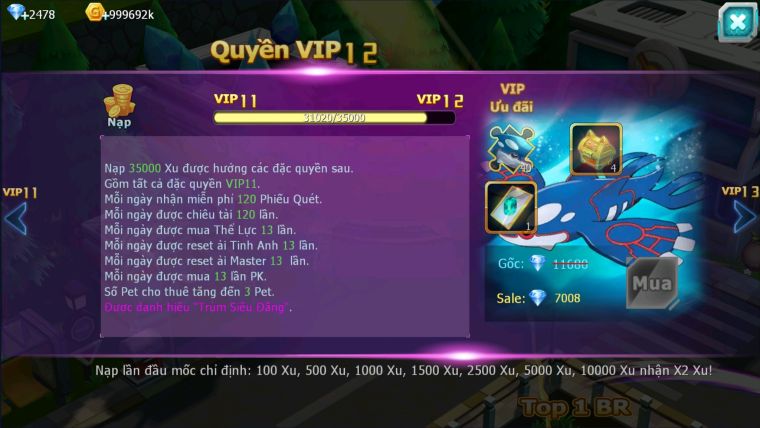 MÃ : #tTS2273 - SV1473 - V11- TEAM YÊU BÁ CHỦ  LUGIA BÁ CHỦ PALKIA BÁ CHỦ QVLD BC QUÁ NGON