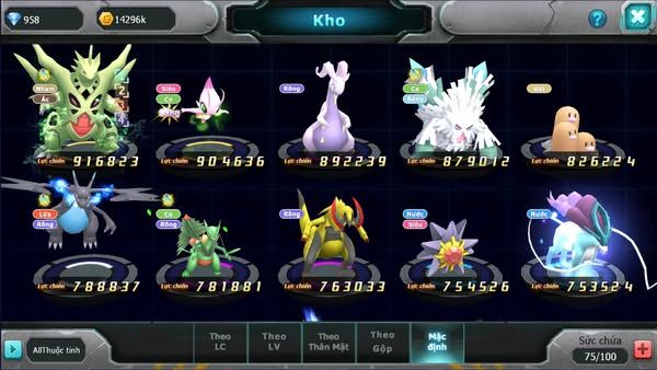 MÃ : #TTS2275 - SV1663 - V8 - 750 SÁCH-  DIANCIE BÁ CHỦ  TAPU FINI BÁ CHỦ XERM BC UNVOA  lugia cặp lati