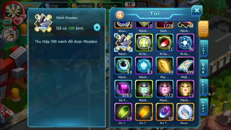 MÃ : #TTS2282- SV1623 - TOP 19 - V15 - 1K7 SÁCH - 3K6 MẢNH - VUA KHIÊN BÁ CHỦ - HOOH CỘNG HƯỞNG DYNAMAX-  ROBOT XANH BÁ CHỦ  MEGANEC BÁ CHỦ FULL ĐC CHUYÊN CỰC CHẤT