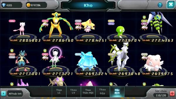 MÃ : #TTS2283 - SV1306 - DIANCIE DYNAAMX TEAM YÊU HOOH BÁ CHỦ THẦN GIÓ BC UNVOA WB BÁ CHỦ PALKIA BÁ CHỦ