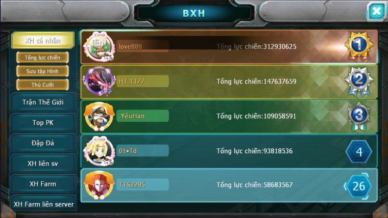MÃ : #TTS2295 - SV 1367 - TOP13 - V14 - HOOH CỘNG HƯỞNG DYNAMAX YVETAL CỘNG HƯỞNG TEAM YÊU BC UNVOA WB BC QUÁ NGON
