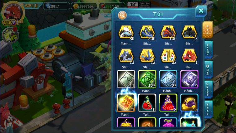 MÃ : #TTS2299 - SV1374 - v10 - BTAA BÁ CHỦ THẦN GIÓ BC  HOOH LUGIA CẶP LATI BC UNVOA PET ĐỘC LẠ KK