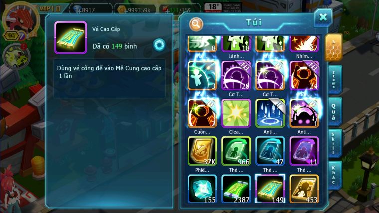 MÃ : #TTS2299 - SV1374 - v10 - BTAA BÁ CHỦ THẦN GIÓ BC  HOOH LUGIA CẶP LATI BC UNVOA PET ĐỘC LẠ KK