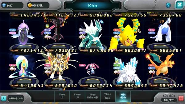 MÃ : #TTS2304 - SV877 - TOP23 -V11 - PALKIA CỘNG HƯỞNG  CẶP CÁ BÁ CHỦ TEAM HỒN DYNAMAX UNVOA WB BC NGON LÀNH