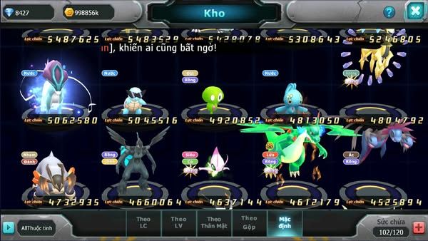 MÃ : #TTS2304 - SV877 - TOP23 -V11 - PALKIA CỘNG HƯỞNG  CẶP CÁ BÁ CHỦ TEAM HỒN DYNAMAX UNVOA WB BC NGON LÀNH