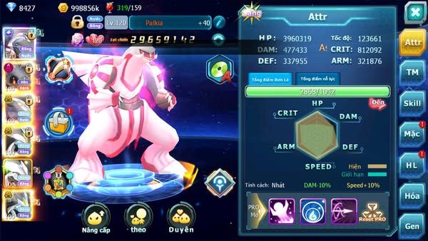 MÃ : #TTS2304 - SV877 - TOP23 -V11 - PALKIA CỘNG HƯỞNG  CẶP CÁ BÁ CHỦ TEAM HỒN DYNAMAX UNVOA WB BC NGON LÀNH