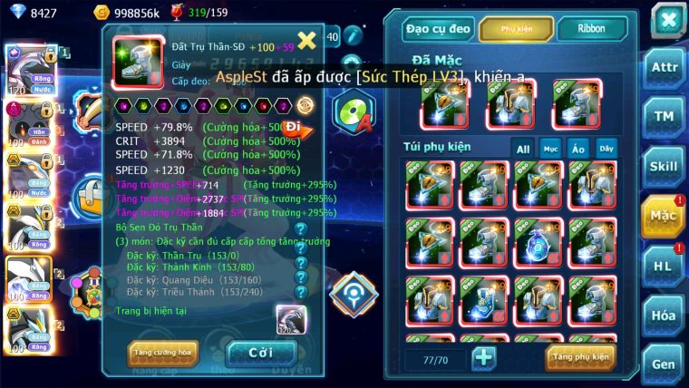 MÃ : #TTS2304 - SV877 - TOP23 -V11 - PALKIA CỘNG HƯỞNG  CẶP CÁ BÁ CHỦ TEAM HỒN DYNAMAX UNVOA WB BC NGON LÀNH