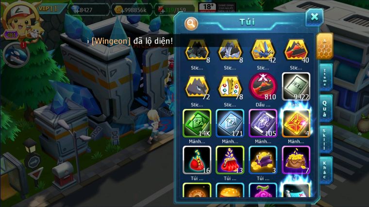 MÃ : #TTS2304 - SV877 - TOP23 -V11 - PALKIA CỘNG HƯỞNG  CẶP CÁ BÁ CHỦ TEAM HỒN DYNAMAX UNVOA WB BC NGON LÀNH