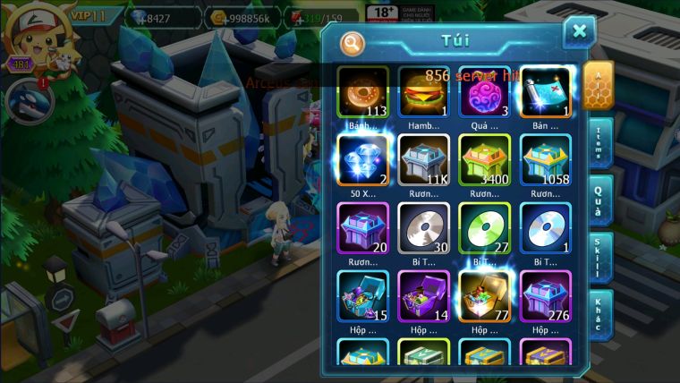 MÃ : #TTS2304 - SV877 - TOP23 -V11 - PALKIA CỘNG HƯỞNG  CẶP CÁ BÁ CHỦ TEAM HỒN DYNAMAX UNVOA WB BC NGON LÀNH