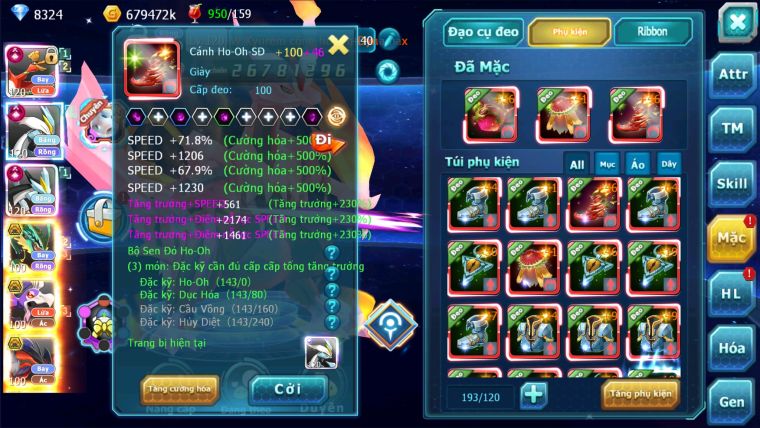 MÃ : #TTS2308 - SV 1165 - TOP5-7 - V15 - HOOH WB CỘNG HƯỞNG DYNAAMX RAY BÁ CHỦ DRAK HOOH BC (10TR ) - 3 TEAM CỰC NGON CHẤT LƯỢNG CHO AE ĐUA TOP