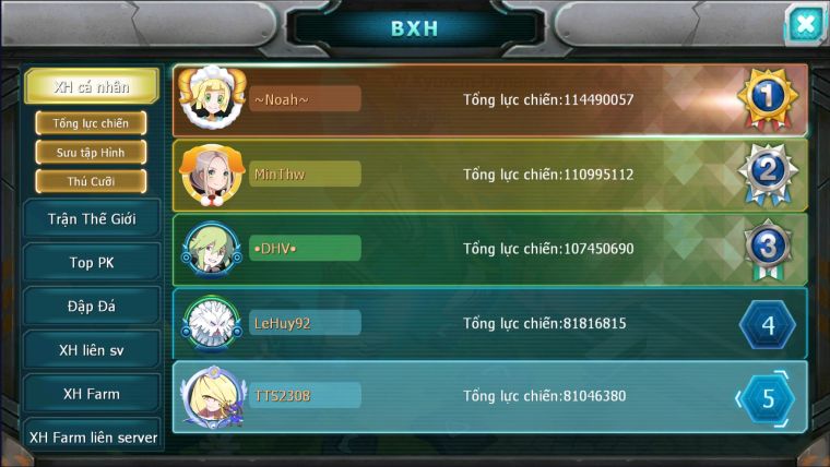 MÃ : #TTS2308 - SV 1165 - TOP5-7 - V15 - HOOH WB CỘNG HƯỞNG DYNAAMX RAY BÁ CHỦ DRAK HOOH BC (10TR ) - 3 TEAM CỰC NGON CHẤT LƯỢNG CHO AE ĐUA TOP