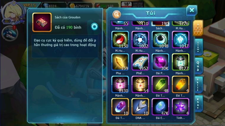 MÃ : #TTS2308 - SV 1165 - TOP5-7 - V15 - HOOH WB CỘNG HƯỞNG DYNAAMX RAY BÁ CHỦ DRAK HOOH BC (10TR ) - 3 TEAM CỰC NGON CHẤT LƯỢNG CHO AE ĐUA TOP