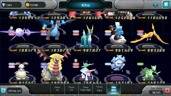 MÃ : #TTS2315 - SV1312- V3 UNVOA HOOH RAYQUAZA  GROUDON DRAK HOOH DIAGLA