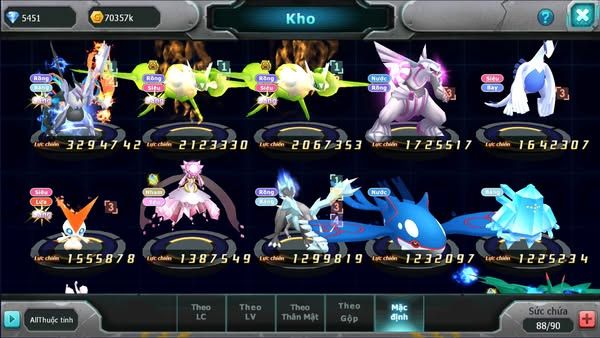 MÃ : #TTS2313 - SV 1423 - V9 600 SÁCH - UNVOA CẶP LATI BÁ CHỦ  PALKIA LUGIA DIANCIE