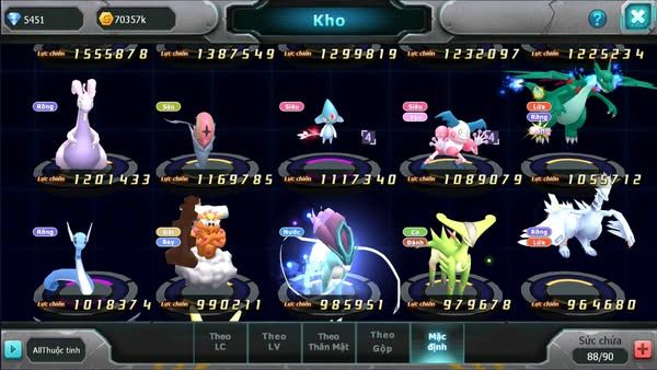 MÃ : #TTS2313 - SV 1423 - V9 600 SÁCH - UNVOA CẶP LATI BÁ CHỦ  PALKIA LUGIA DIANCIE