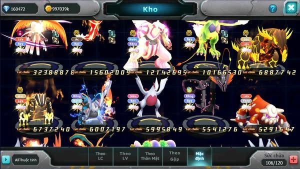 MÃ : #TTS2318 - SV 1383 - TOP22 - V12 - 160K KC - 2K5 SÁCH - 150 MẢNH YVETAL CỘNG HƯỞNG - PALKIA BÁ CHỦ QVLD BC BUILD QUÁ ĐỈNH VỀ LÊN Y ECHO